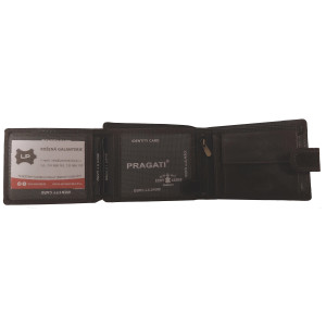 PENĚŽENKA PRAGATI DARK BROWN L