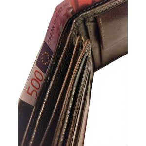 PENĚŽENKA PRAGATI DARK BROWN