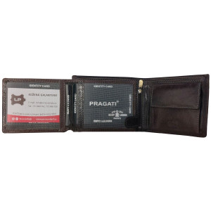 PENĚŽENKA PRAGATI DARK BROWN
