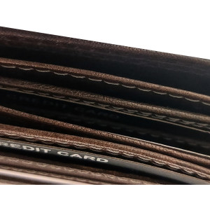 PENĚŽENKA PRAGATI DARK BROWN