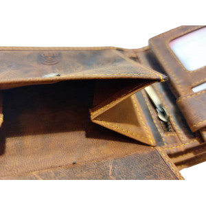 KOŽENÁ PENĚŽENKA HUNTERS PREMIUM TAN