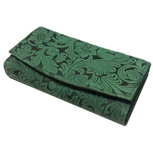 DÁMSKÁ PENĚŽENKA KVĚTY GREEN