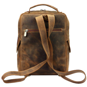 KOŽENÝ BATOH UNISEX CAMEL