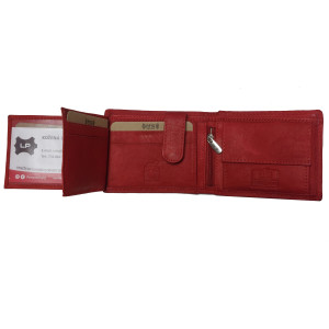 KOŽENÁ PENĚŽENKA MINI KABANA RED