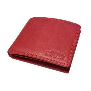 KOŽENÁ PENĚŽENKA MINI KABANA RED