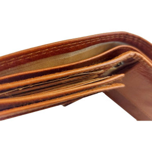 KOŽENÁ PENĚŽENKA PRAGATI COGNAC
