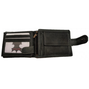 KOŽENÁ PENĚŽENKA KAMION BLACK
