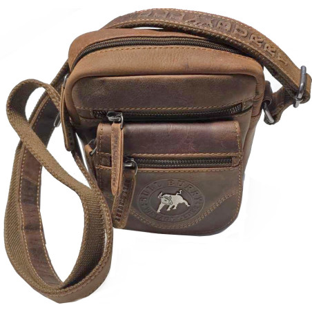 Kožená crossbody taška BULL BURRY 2