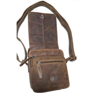 Kožená crossbody taška BULL BURRY 3