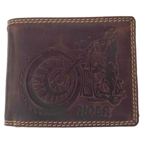 Kožená peněženka brown RIDER