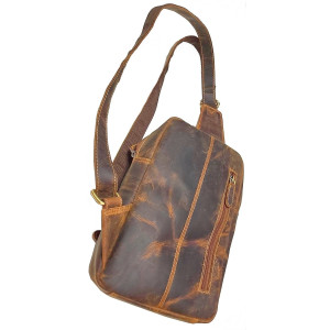 Kožený batoh crossbody TOMIO TAN