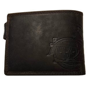 Kožená peněženka MOTORKA DARK BROWN