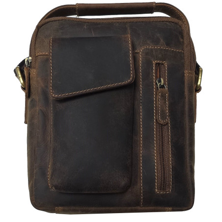 Kožená taška crossbody TOMAS TAN