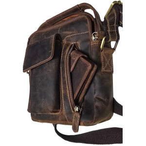 Kožená taška crossbody TOMAS TAN