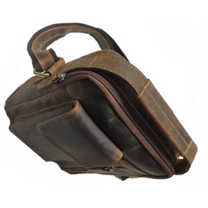 Kožená taška crossbody TOMAS TAN