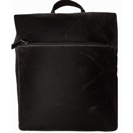 Kožený batoh CLAUDIE PŘÍRODNÍ BLACK