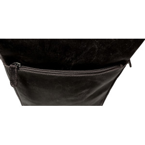 Kožený batoh CLAUDIE PŘÍRODNÍ BLACK