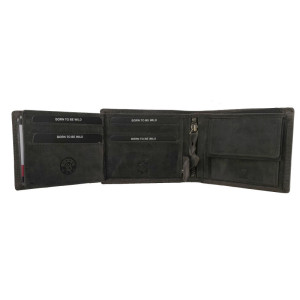 Kožená peněženka SPECIAL FORCES BLACK