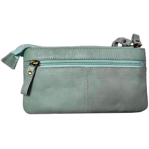 Dámská kožená kabelka MINI TURQUOISE