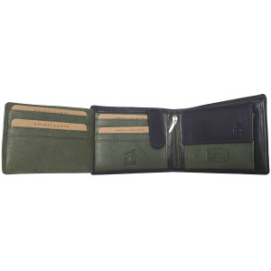 Kožená peněženka PEDRO GREEN BLACK