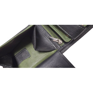 Kožená peněženka PEDRO GREEN BLACK