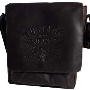 Pánská kožená taška přes rameno MUSTANG JEANS 1