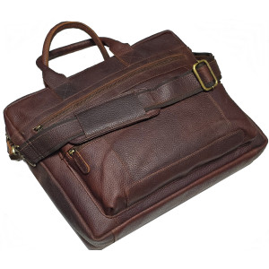 Kožená pracovní a notebooková taška GURU LEATHER