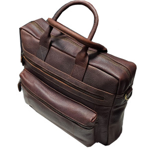 Kožená pracovní a notebooková taška GURU LEATHER