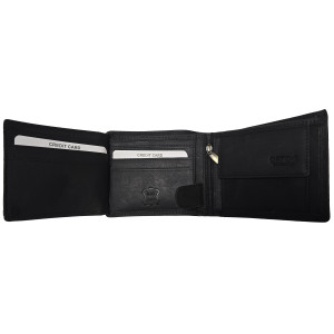 Kožená peněženka KAPR BLACK