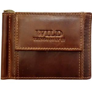 Kožená dolarka WILD BROWN