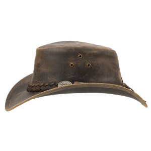 Australský kožený klobouk PATHFINDER CLASSIC - Rugged Earth