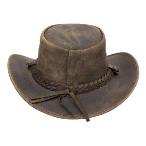 Australský kožený klobouk PATHFINDER CLASSIC - Rugged Earth