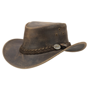 Australský kožený klobouk PATHFINDER CLASSIC - Rugged Earth