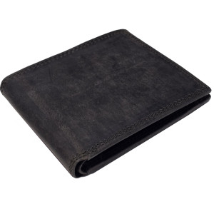 Tenká kožená peněženka LP DARK BROWN