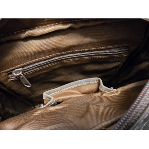 Kožená taška crossbody KAMIL 812 TAN