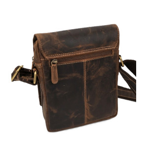 Kožená taška crossbody KAMIL 812 TAN