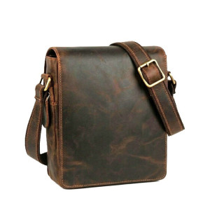 Kožená taška crossbody KAMIL 812 TAN