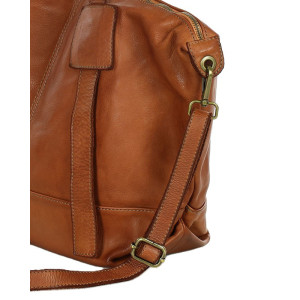 Luxusní shopper taška MARCO MAZZINI camel