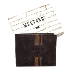 Kožená peněženka MUSTANG COGNAC