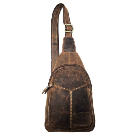 Kožená crossbody taška Hunters