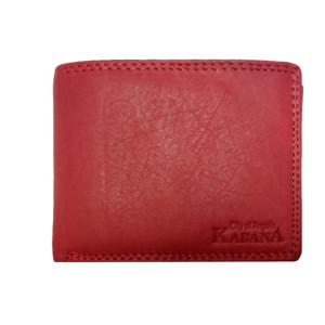 KOŽENÁ PENĚŽENKA MINI KABANA RED