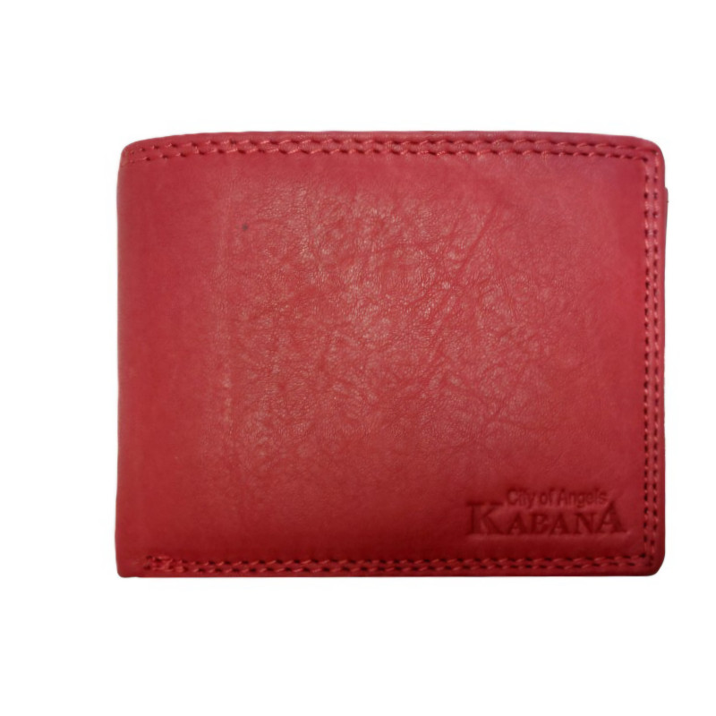 KOŽENÁ PENĚŽENKA MINI KABANA RED