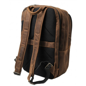 Velký kožený batoh HUNTERS TAN