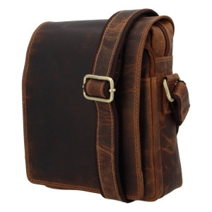 Menší pánská kožená crossbody