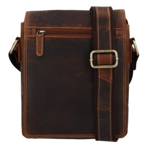 Praktická pánská kožená crossbody