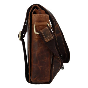 Praktická pánská kožená crossbody