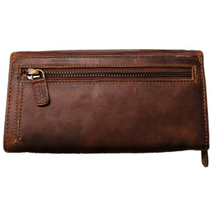 Kožená peněženka hnědá Pedro