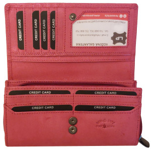 Kožená peněženka PINK