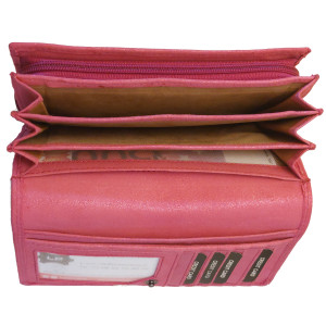 Kožená peněženka PINK