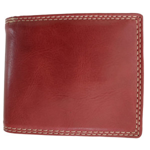 Kožená peněženka MOTORKA RED